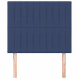 Vidaxl hoofdbord blauw 100x5x118 128 cm stof