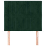 Vidaxl hoofdbord donkergroen 90x5x118 128 cm fluweel