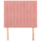Vidaxl hoofdbord roze 90x5x118 128 cm fluweel