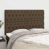 Vidaxl hoofdbord donkerbruin 160x7x118 128 cm stof