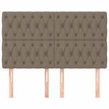 Vidaxl hoofdbord taupe 160x7x118 128 cm stof