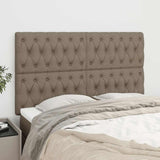 Vidaxl hoofdbord taupe 160x7x118 128 cm stof