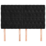 Vidaxl hoofdbord zwart 144x7x118 128 cm fluweel