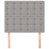 Vidaxl hoofdbord lichtgrijs 100x5x118 128 cm stof