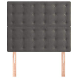 Vidaxl hoofdbord donkergrijs 90x5x118 128 cm fluweel