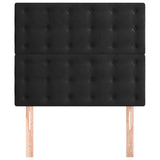 Vidaxl hoofdbord zwart 100x5x118 128 cm fluweel