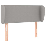 Vidaxl hoofdbord met randen 93x23x78 88 cm stof lichtgrijs