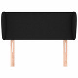 Vidaxl hoofdbord met randen 93x23x78 88 cm stof zwart