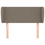 Vidaxl hoofdbord met randen 93x23x78 88 cm stof taupe