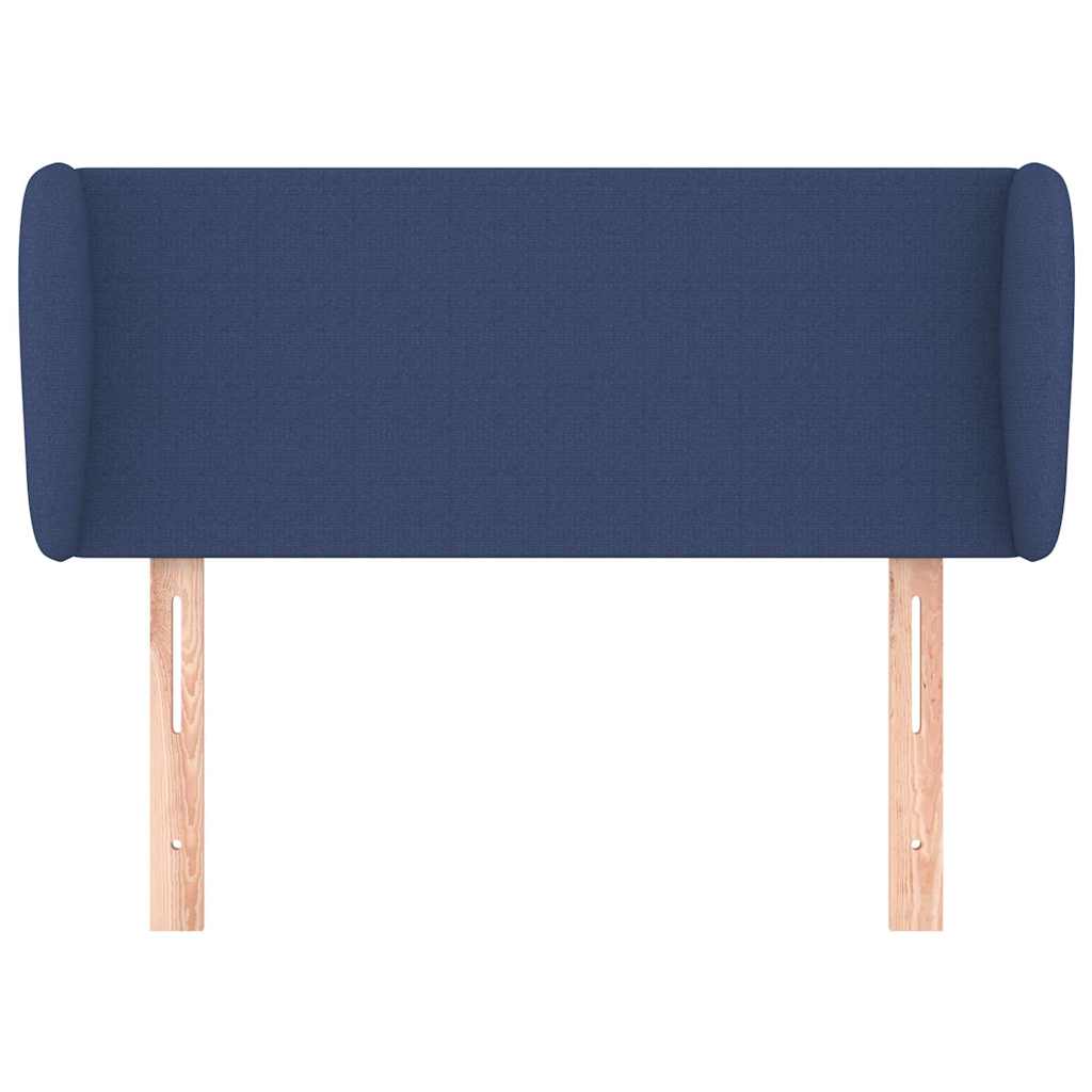 Vidaxl hoofdbord met randen 93x23x78 88 cm stof blauw