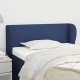 Vidaxl hoofdbord met randen 93x23x78 88 cm stof blauw