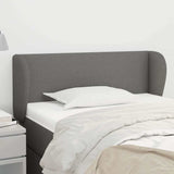 Vidaxl hoofdbord met randen 103x23x78 88 cm stof donkergrijs