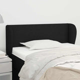 Vidaxl hoofdbord met randen 103x23x78 88 cm stof zwart