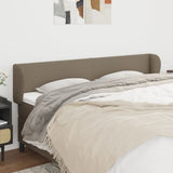 Vidaxl hoofdbord met randen 183x23x78 88 cm stof taupe