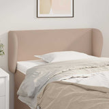 Vidaxl hoofdbord met randen 83x23x78 88 cm kunstleer cappuccinokleur