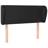 Vidaxl hoofdbord met randen 93x23x78 88 cm kunstleer zwart