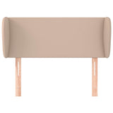 Vidaxl hoofdbord met randen 93x23x78 88 cm kunstleer cappuccinokleur