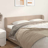 Vidaxl hoofdbord met randen 203x23x78 88 cm kunstleer cappuccinokleur
