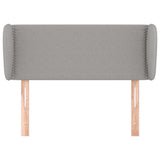 Vidaxl hoofdbord met randen 83x23x78 88 cm stof lichtgrijs