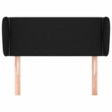 Vidaxl hoofdbord met randen 93x23x78 88 cm stof zwart