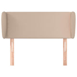 Vidaxl hoofdbord met randen 83x23x78 88 cm kunstleer cappuccinokleur