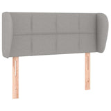 Vidaxl hoofdbord met randen 83x23x78 88 cm stof lichtgrijs