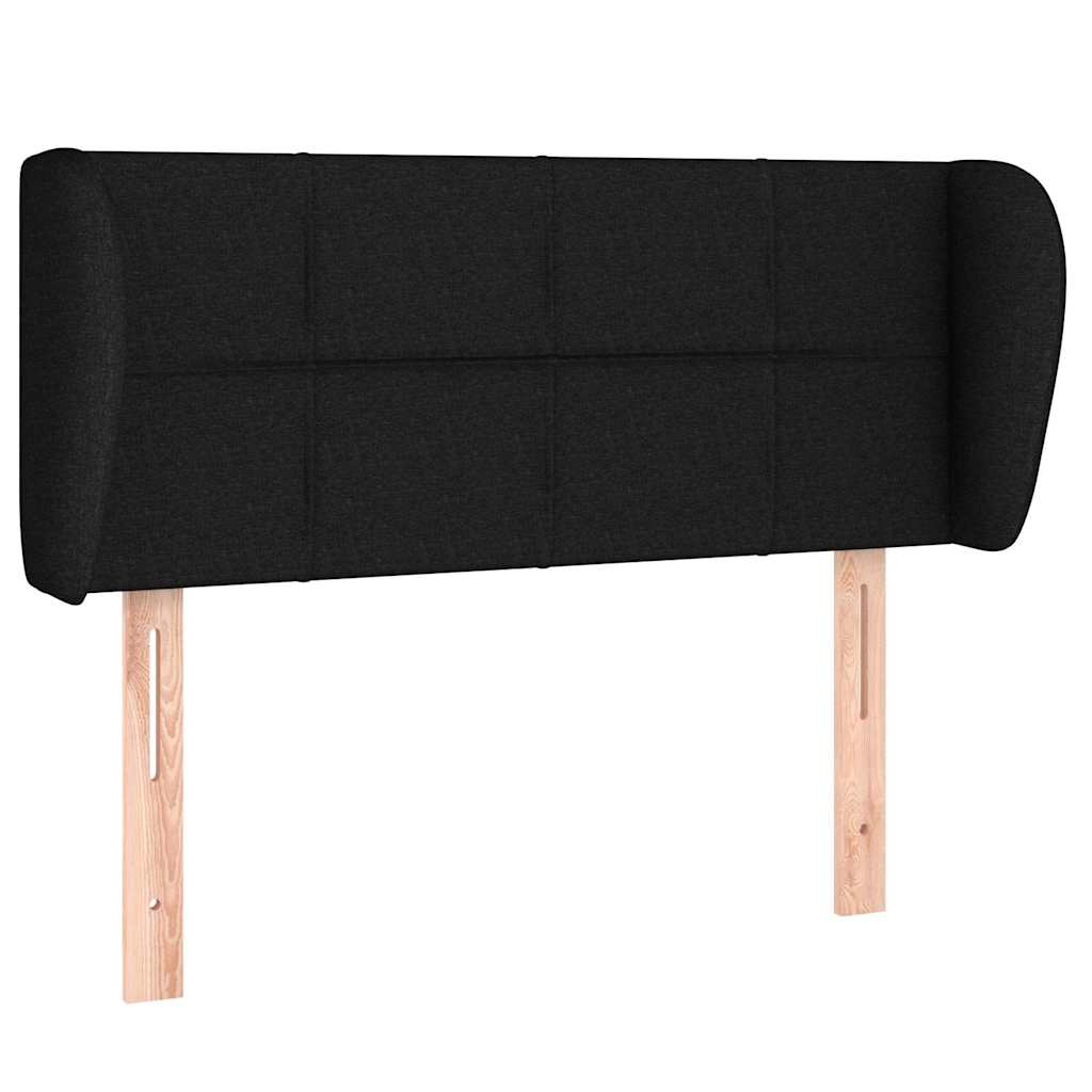 Vidaxl hoofdbord met randen 83x23x78 88 cm stof zwart