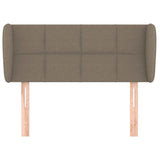 Vidaxl hoofdbord met randen 83x23x78 88 cm stof taupe