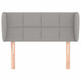 Vidaxl hoofdbord met randen 103x23x78 88 cm stof lichtgrijs