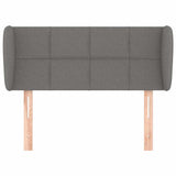 Vidaxl hoofdbord met randen 103x23x78 88 cm stof donkergrijs