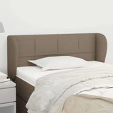 Vidaxl hoofdbord met randen 103x23x78 88 cm stof taupe