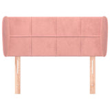 Vidaxl hoofdbord met randen 93x23x78 88 cm fluweel roze