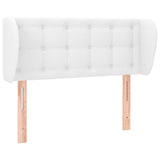 Vidaxl hoofdbord met randen 83x23x78 88 cm kunstleer wit