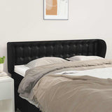 Vidaxl hoofdbord met randen 147x23x78 88 cm kunstleer zwart