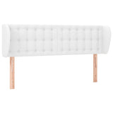 Vidaxl hoofdbord met randen 147x23x78 88 cm kunstleer wit