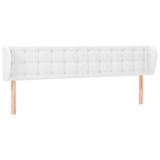 Vidaxl hoofdbord met randen 183x23x78 88 cm kunstleer wit