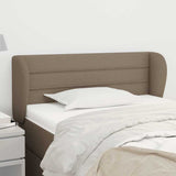 Vidaxl hoofdbord met randen 83x23x78 88 cm stof taupe