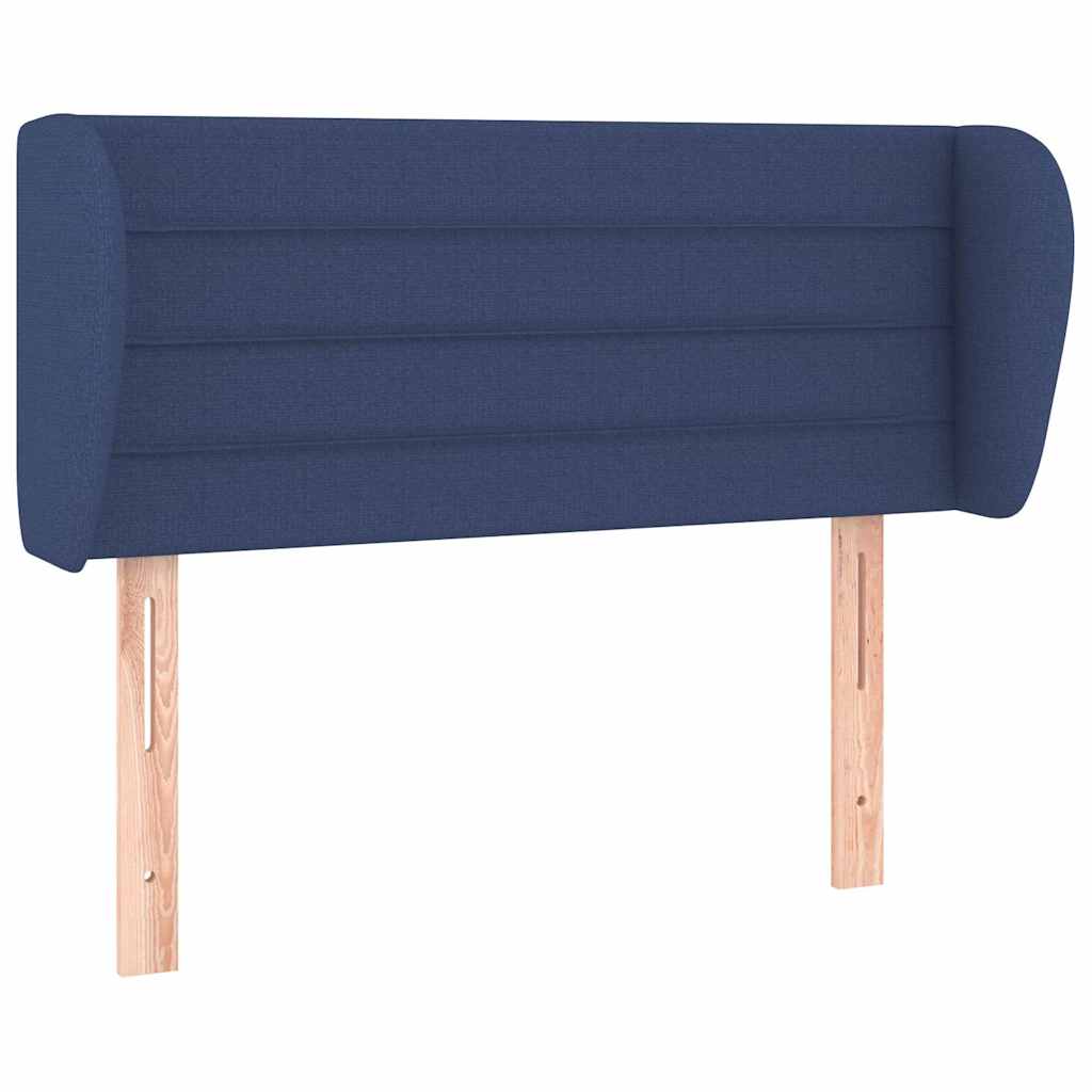 Vidaxl hoofdbord met randen 83x23x78 88 cm stof blauw