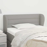 Vidaxl hoofdbord met randen 93x23x78 88 cm stof lichtgrijs