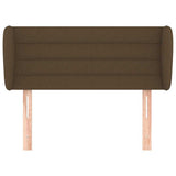 Vidaxl hoofdbord met randen 93x23x78 88 cm stof donkerbruin