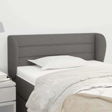 Vidaxl hoofdbord met randen 103x23x78 88 cm stof donkergrijs
