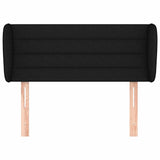 Vidaxl hoofdbord met randen 103x23x78 88 cm stof zwart