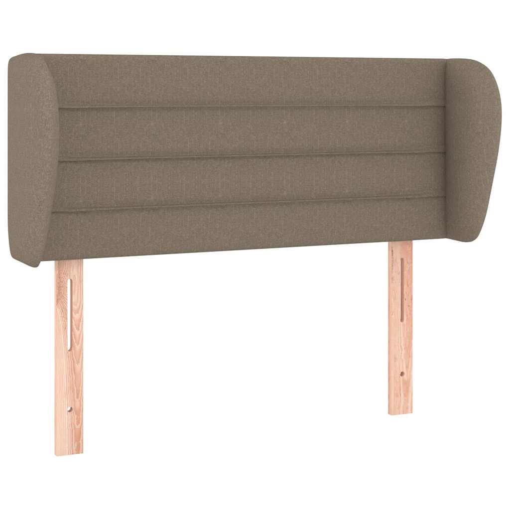 Vidaxl hoofdbord met randen 103x23x78 88 cm stof taupe