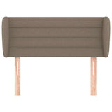 Vidaxl hoofdbord met randen 103x23x78 88 cm stof taupe