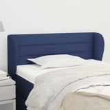 Vidaxl hoofdbord met randen 103x23x78 88 cm stof blauw