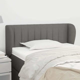Vidaxl hoofdbord met randen 83x23x78 88 cm stof donkergrijs