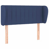 Vidaxl hoofdbord met randen 83x23x78 88 cm stof blauw