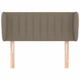 Vidaxl hoofdbord met randen 103x23x78 88 cm stof taupe