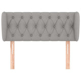 Vidaxl hoofdbord met randen 103x23x78 88 cm stof lichtgrijs