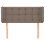 Vidaxl hoofdbord met randen 83x23x78 88 cm stof taupe